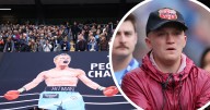 Ricky Hatton's son moved to tears as Manchester City fans pay emotional Eithad tribute to 'The People's Champion'