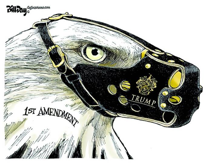 Cartoonist’s take: Free Speech