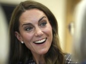 Princess Catherine back to brunette after honey blond look