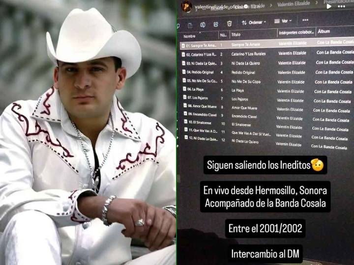 ¿Se viene un álbum póstumo? Revelan canciones inéditas de Valentín Elizalde