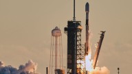 A trio of space weather satellites blast off together to study the sun's violent side