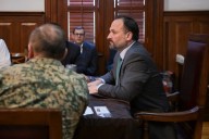 Video.- Realizan Mesa de Seguridad en Palacio de Gobierno