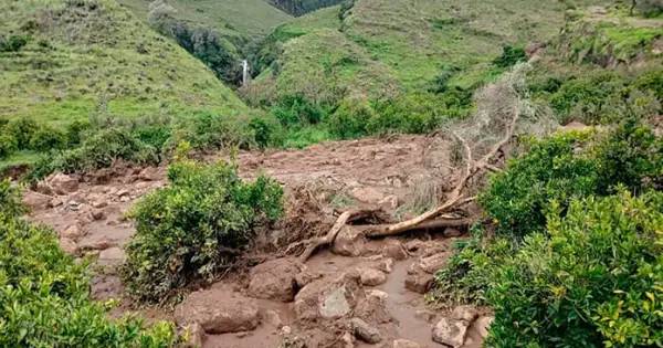Desliz de tierra arrasa un pueblo en Sudán
