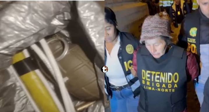 ¡Escapó y dejó a su mamá! Sicario ‘Bomba’ huyó en medio de balacera en Comas, pero su madre fue detenida La Policía halló una granada de guerra, armas y municiones en la casa del brazo ejecutor de ‘Lo