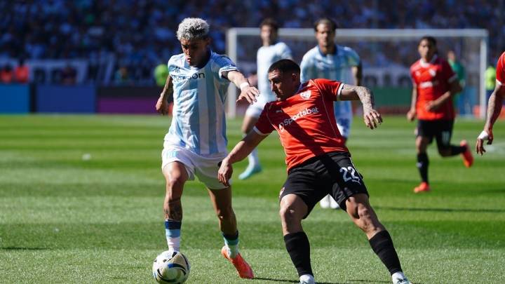 Racing e Independiente igualaron sin goles en el clásico de Avellaneda