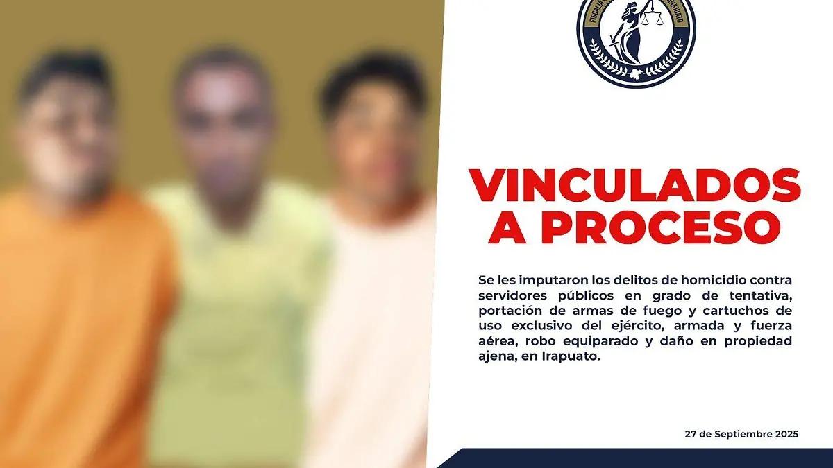Participantes del enfrentamiento en carretera Irapuato