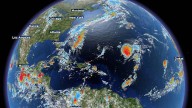Tropical Storm Gabrielle continues to chug along in the Atlantic
