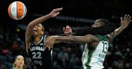 Aces' A'ja Wilson earns historic fourth WNBA MVP award, her second as the unanimous choice