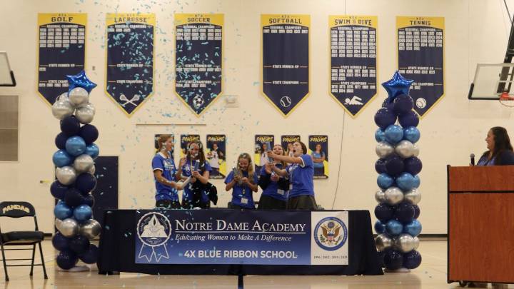 Excellence recognized: Notre Dame Academy honored as a Blue Ribbon School