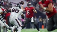 Baker Mayfield: Even with injuries, Buccaneers have a damn good offensive line