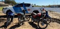 Prefectura concretó la repatriación de motocicletas robadas