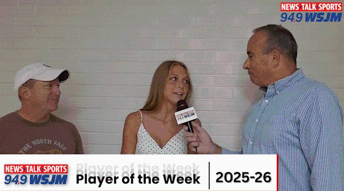 WSJM Player of the Week