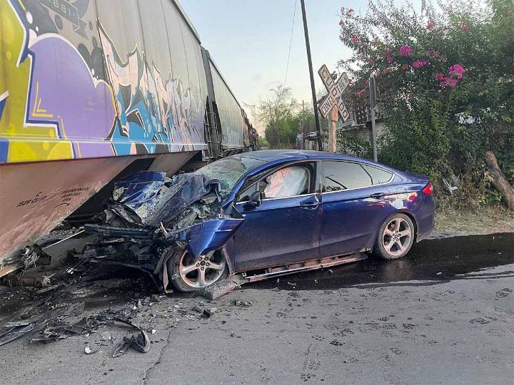 Fallece conductor tras se arrastrado por tren en frontera de Tamaulipas