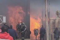Incendio consumió por completo una vivienda en el barrio Los Arrabales
