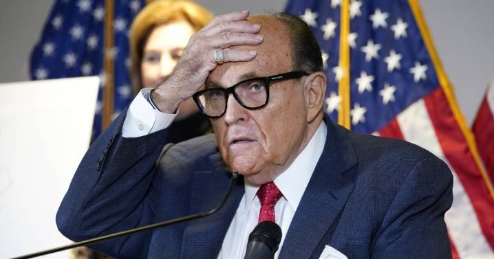 Trump says he's awarding former New York Mayor Rudy Giuliani the Presidential Medal of Freedom