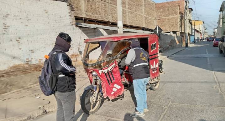 Piura: Intervienen 24 mototaxis y 4 autos informales en operativo de control de transporte