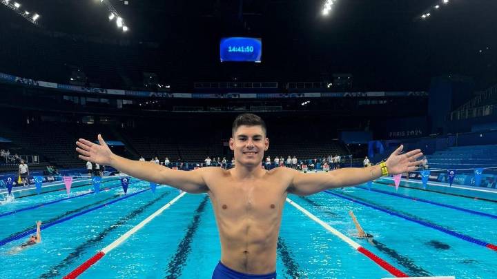 Jacobo Garrido, quinto en 100 mariposa, roza el bronce