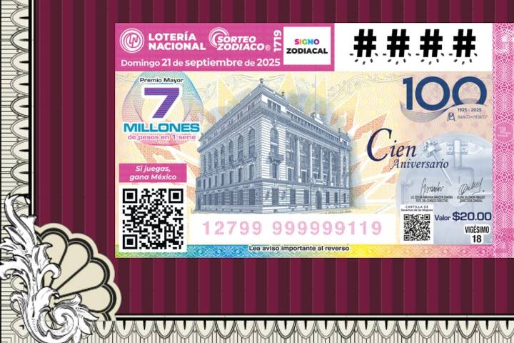 Resultados Lotería Nacional 21 de septiembre 2025: ganadores del Sorteo Zodiaco 1719