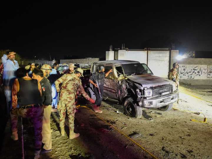 At least 11 killed in explosion at political rally in Pakistan’s Quetta