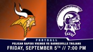 Live at 7 p.m.: Pelican Rapids Vikings vs. Barnesville Trojans in high school football