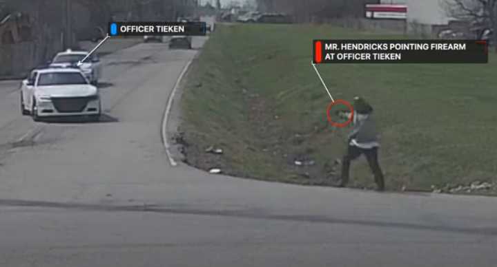 Bodycam shows IMPD officer shoot man who killed 2 over $40 dispute