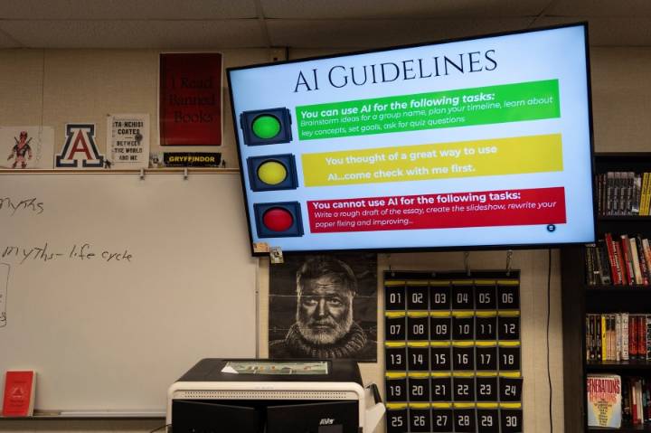 As AI tools reshape education, schools struggle with how to draw the line on cheating