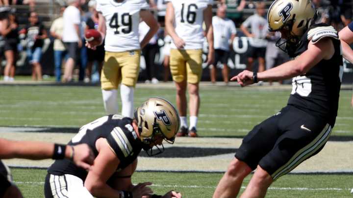 Purdue kicker Spencer Porath named Big Ten Special Teams Player of the Week