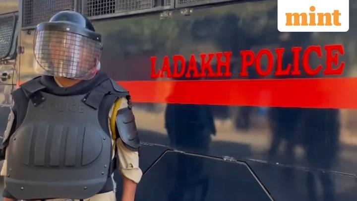 Ladakh Protests LIVE Updates: Curfew imposed after intense clashes, 50 detained