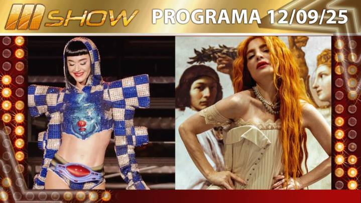 MSHOW - Programa del 12/09/25 KATY PERRY RECIBIÓ UN CORSET DE LA DISEÑADORA VERO DE LA CANAL
