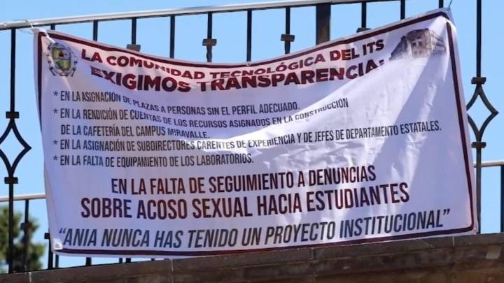Exigen solucionar acoso en el ITS; se atenderá pliego petitorio: directora