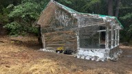 North State historic cabins in path of fire wrapped in…