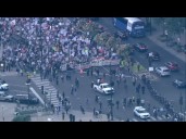 LIVE: Downtown anti-ICE protest blocks traffic