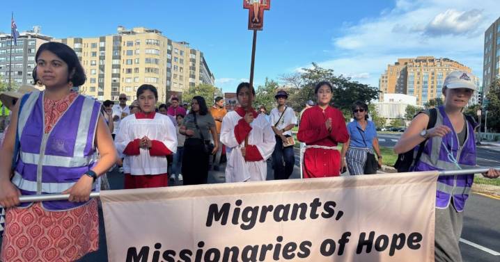 Peregrinos en Washington alzaron su voz por los migrantes
