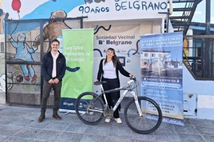 Si la reconocés, podés recuperar tu bicicleta