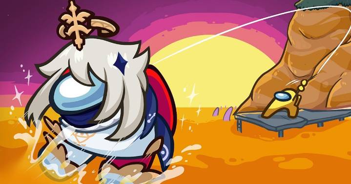 Genshin Impact y Among Us se unen en un crossover adorable