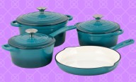 Wayfair’s 7-piece ceramic cast iron cookware set is 71% off