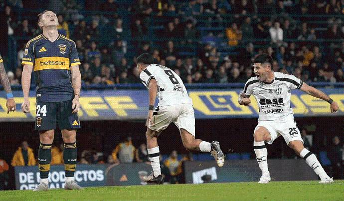 Empate con gusto a poco: Boca ganaba 2 a 0 pero Central Córdoba se lo igualó sobre el final