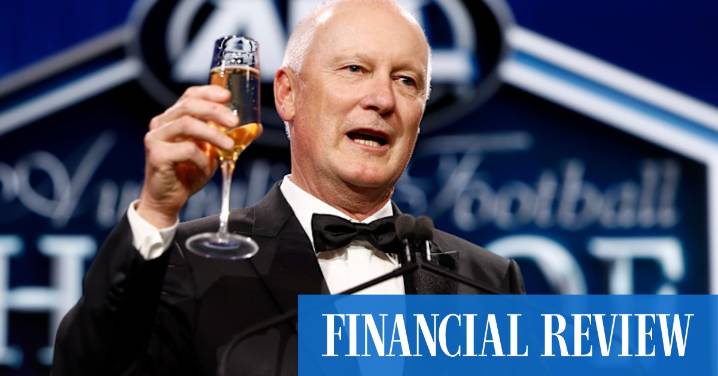 AFL chairman: Richard Goyder to exit role in March