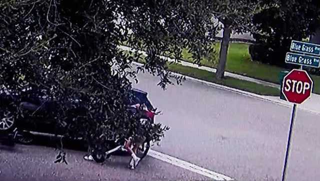 Video: Car nearly hits boys at DeLand intersection