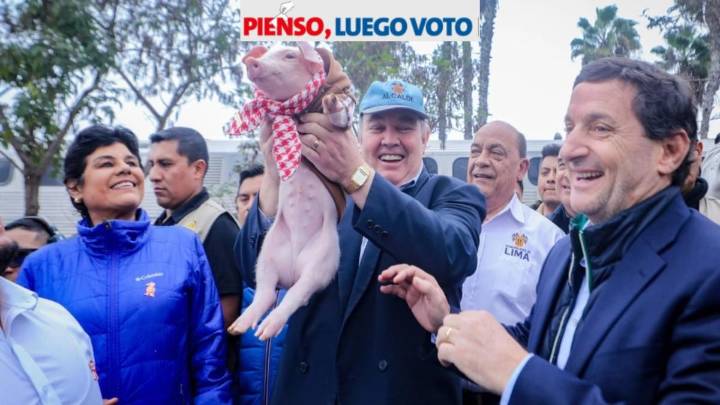 PIENSO, LUEGO VOTO: López Aliaga sube, mientras Fujimori y Álvarez bajan