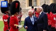 Donald Trump arrives at Windsor Estate and greeted by UK Royal Family for UK state visit