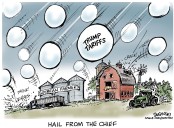 Cartoonist’s take: ‘Trump’s tariffs hammer farmers’