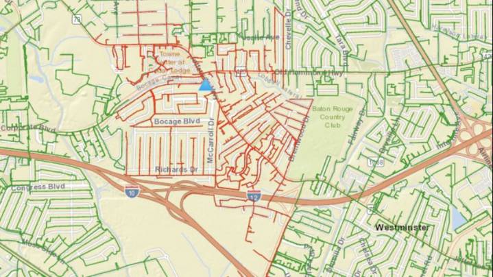 More than 3,300 Entergy customers out of power Monday afternoon
