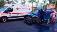 Conductor de autobús arrebata la vida a matrimonio que iba a dejar a su hija a la escuela en Veracruz