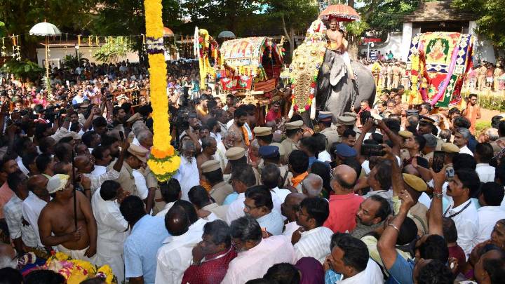 A rare custom continues: deities are taken to Thiruvananthapuram from Kanniyakumari