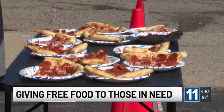 Pueblo organization hands out free pizza to those in need
