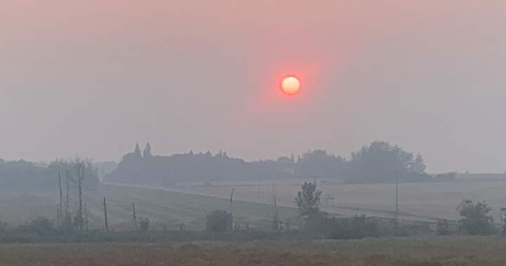 Air quality warnings issued in Alberta, Sask. as wildfire smoke blankets provinces