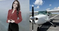 VIDEO: Así fue el desplome de la avioneta donde viajaba la conductora Débora Estrella en Nuevo León