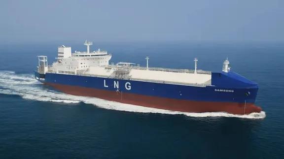 Corea del Sur lanza el primer buque de GNL impulsado por un reactor nuclear de sal fundida