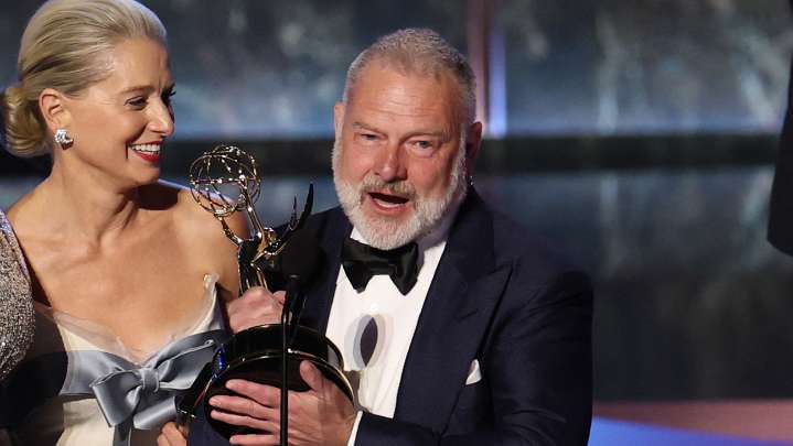 The Pitt' Showrunner Dedicates Best Drama Emmy to Healthcare Workers